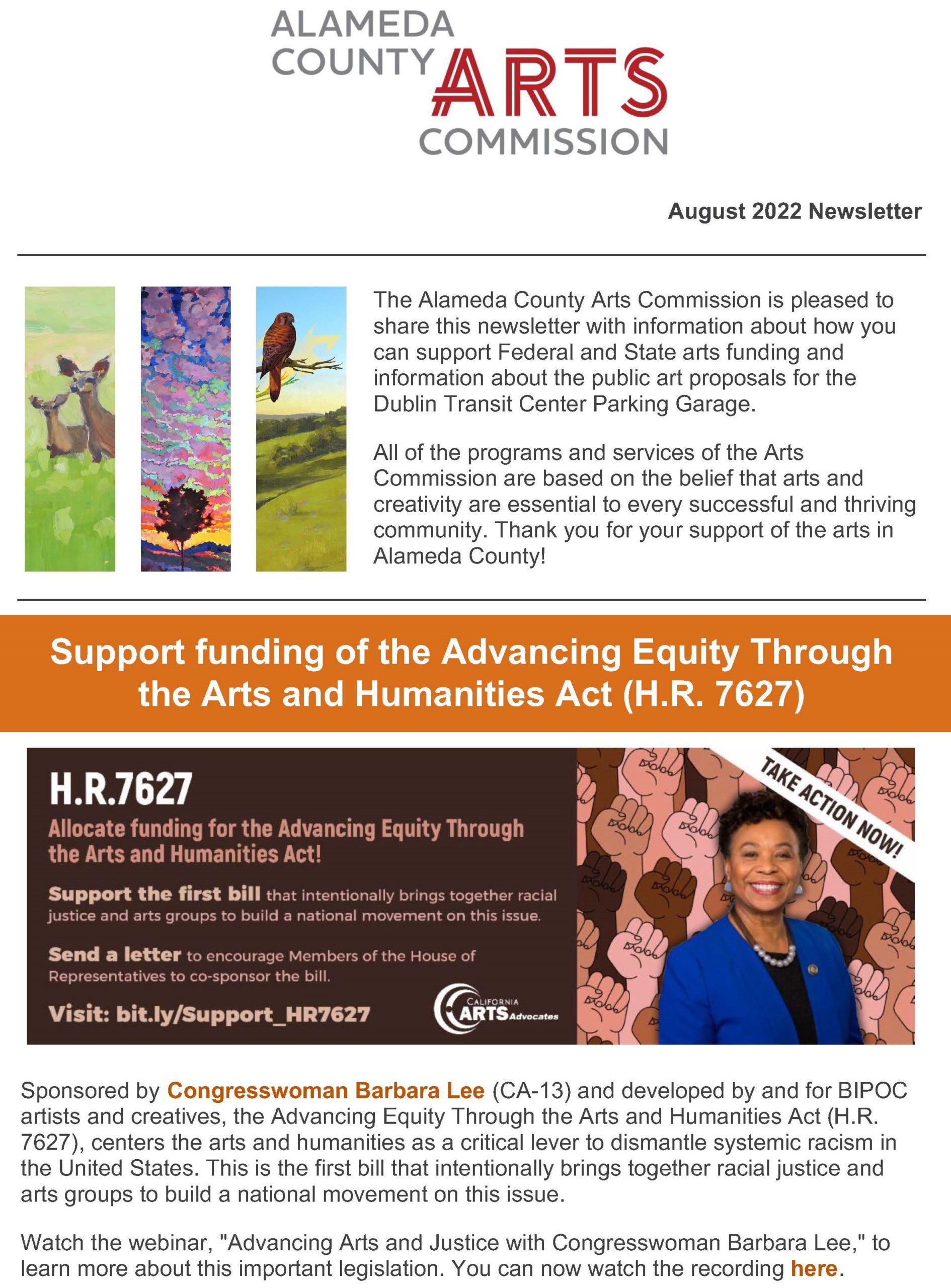 August 2022 Newsletter