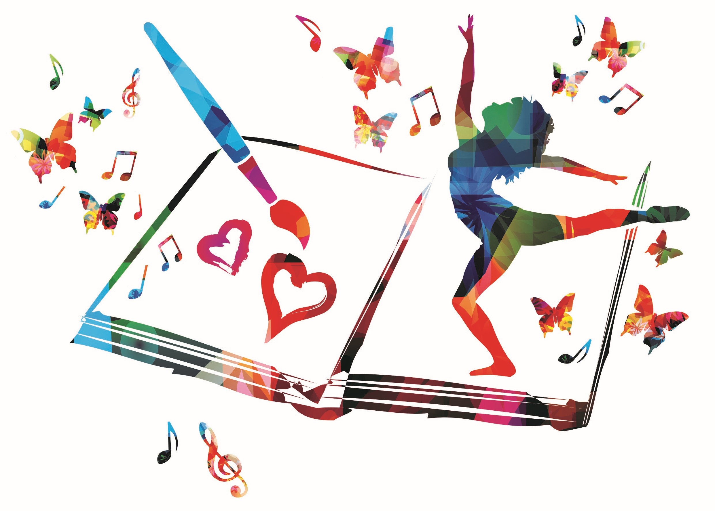 ARTSFUND graphic dancer with book